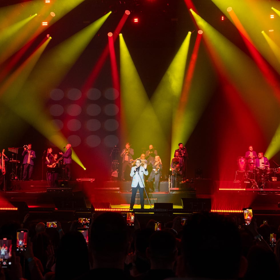 El cantante Gilberto Santa Rosa.