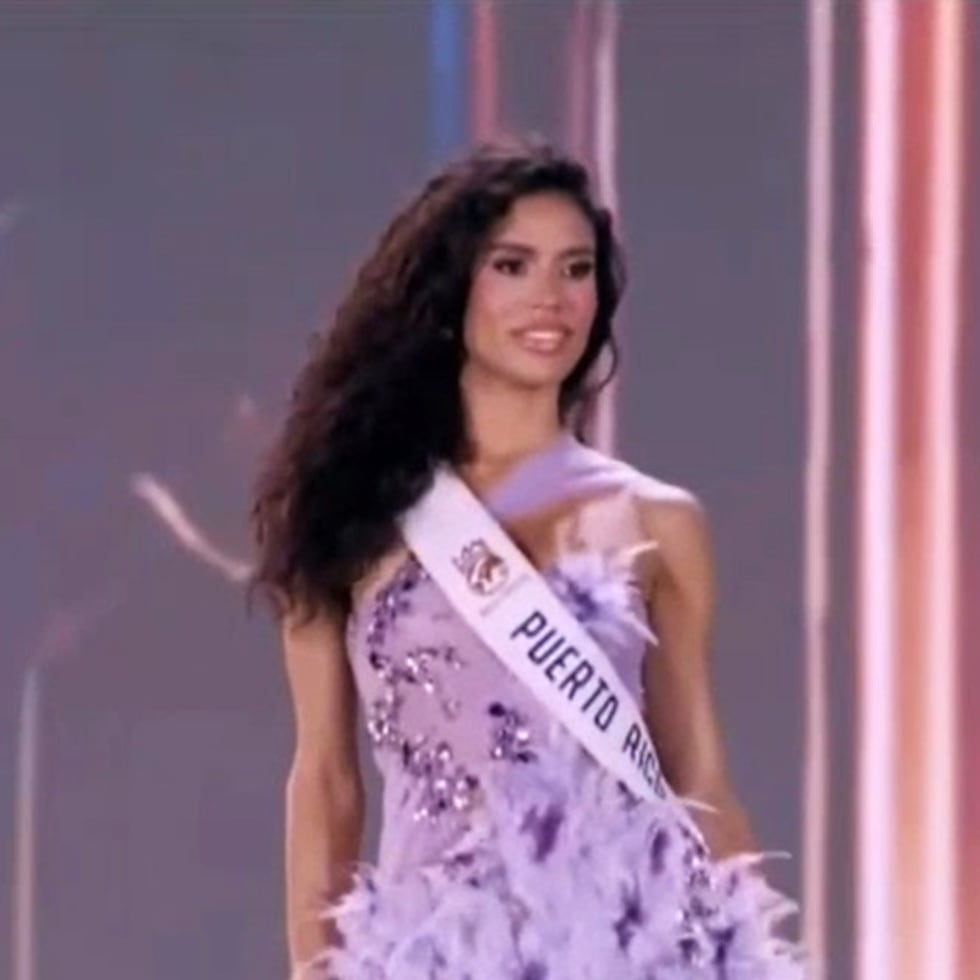 Suil Anyelina Pagán, Miss Mundo de Puerto Rico 2026, durante su desfile en la gala final del certamen en Vietman.