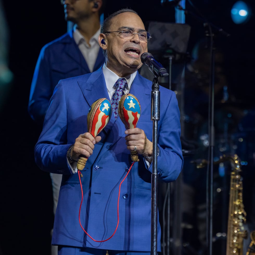 El cantante Gilberto Santa Rosa.