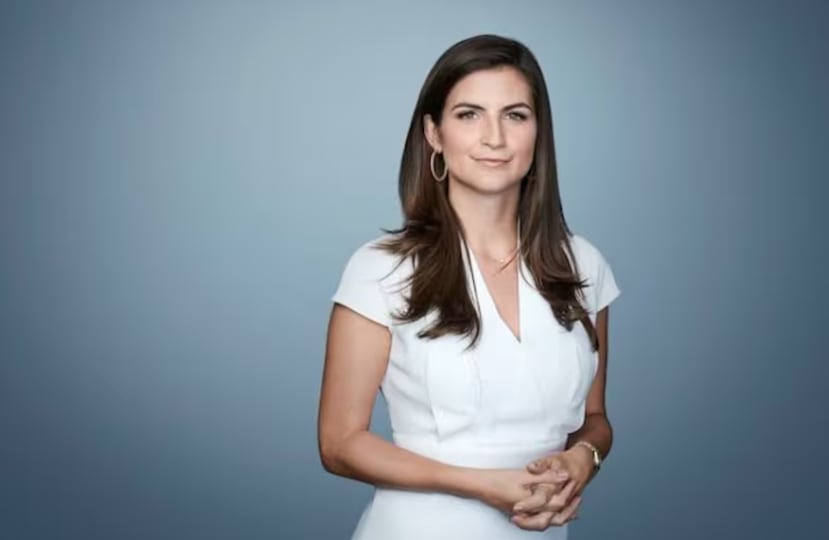 Kaitlan Collins, periodista de la CNN y corresponsal en jefe de la cadena en la Casa Blanca.