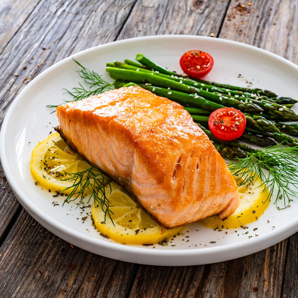 Salmón con limón.