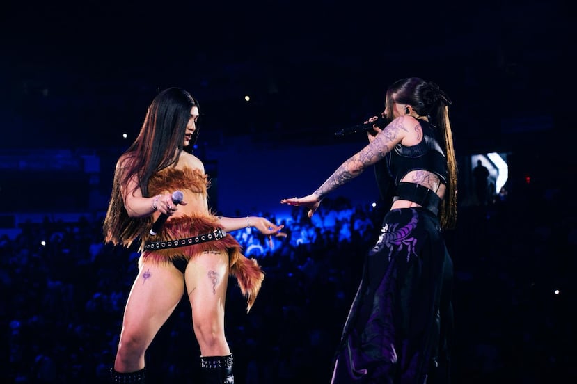 Villano Antillano y Younk Miko.