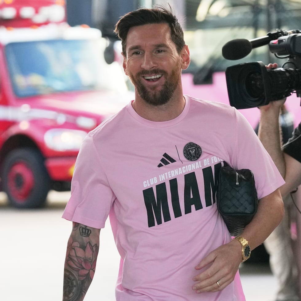 La estrella del fútbol Lionel Messi.