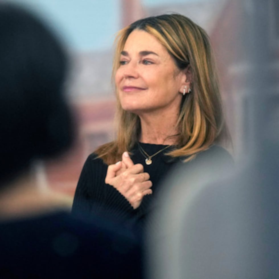 Savannah Guthrie visita el programa Today.