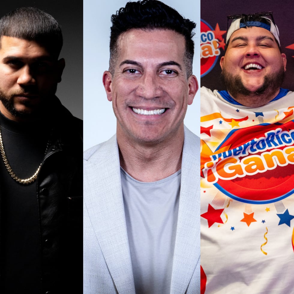 Jonathann Rosario Ortiz, conocido como "Gallo The Producer", Alex DJ y Edwin Marrero Otero, también conocido como "Mondongo".