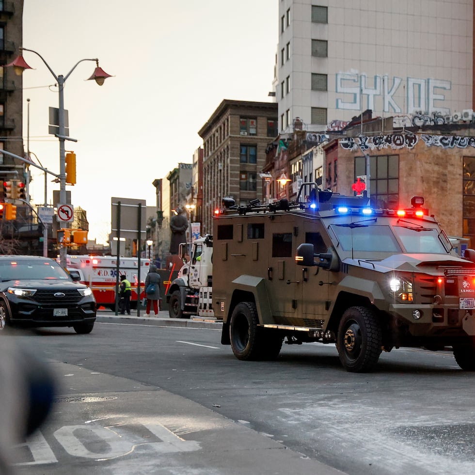 Nicolás Maduro y su esposa Cilia Flores fueron transportados en un vehículo blindado hasta el Tribunal Federal para el Distrito Sur de Nueva York.