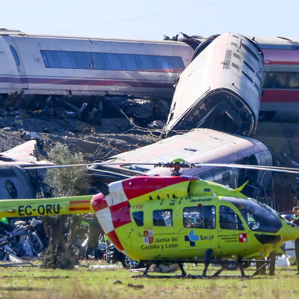 Dos trenes de alta velocidad, uno de Renfe y otro de Iryo, han colisionado a primera hora de este miércoles a la altura de la estación de Urda (Toledo).
