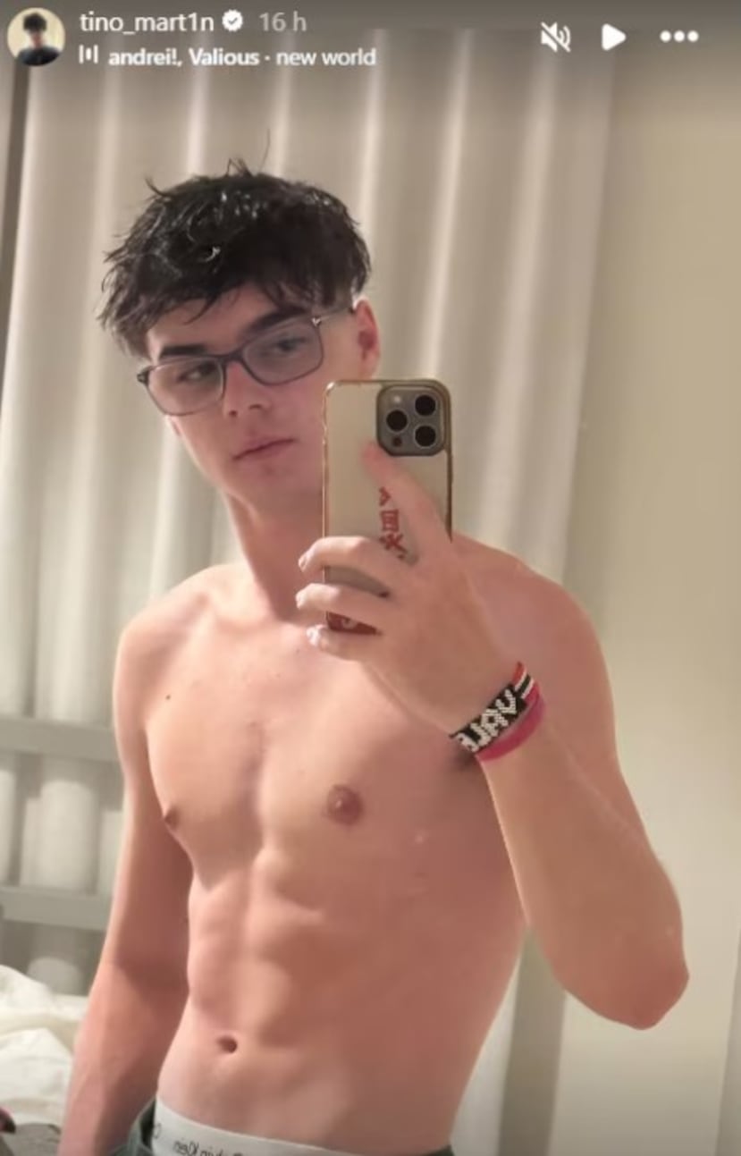 Valentino, hijo de Ricky Martin, compartió recientemente su nuevo