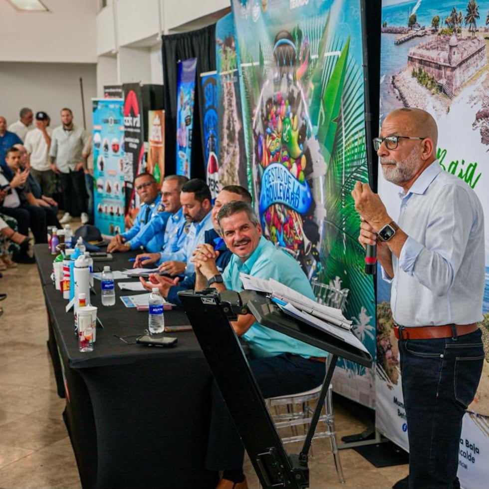 Conferencia de prensa de las Fiestas de la Boulevard.