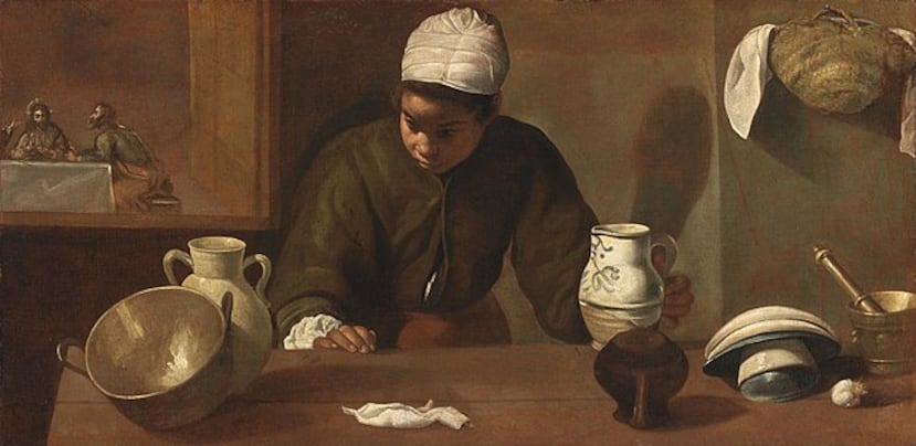"La mulata", por Diego Velázquez. Caldera Ortiz explicó que Domingo de León, esposo de Juana Díez, también se dedicaba en el clandestinaje al contrabando de tabaco.