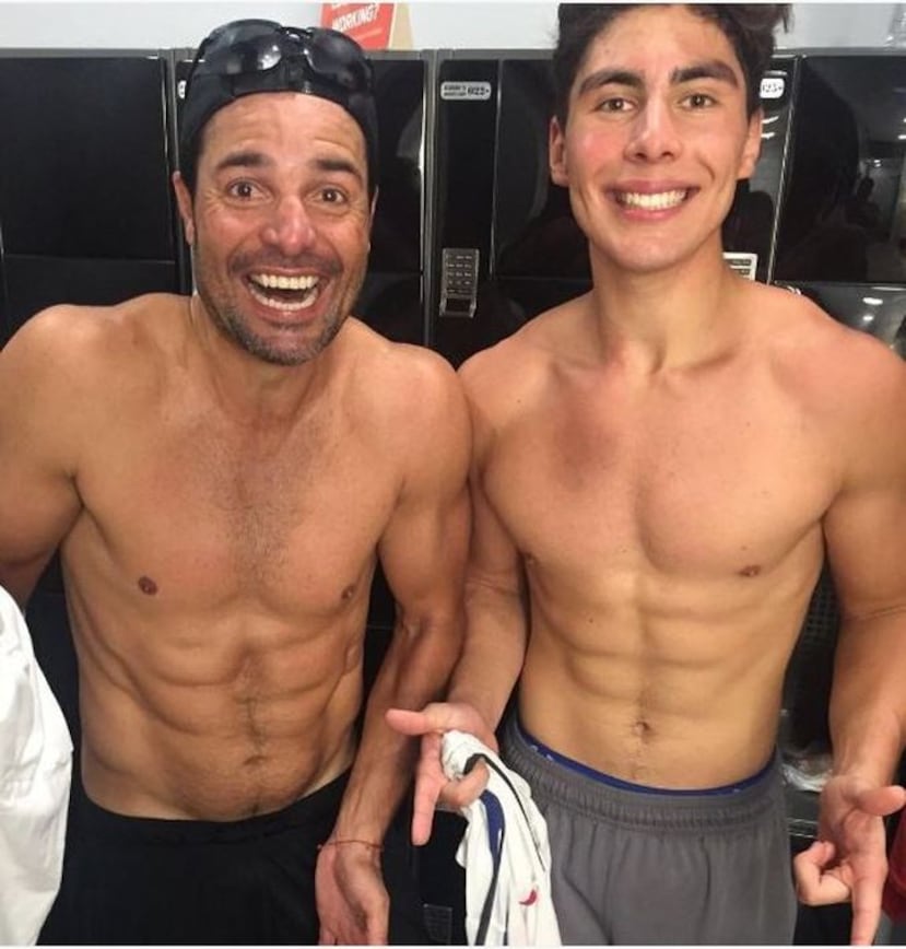 En julio de 2016 revolucionó las redes sociales cuando posteó una foto mostrando sus abdominales junto a su hijo Lorenzo. (Foto: Archivo)