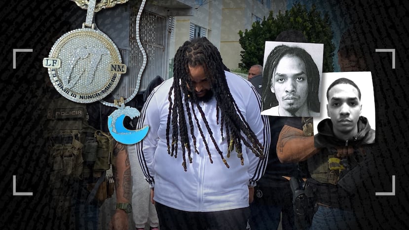 Las Fuerzas Armadas Revolucionarias de Cantera, conocidas como Las FARC, continúan operando en el área de Santurce, a pesar de que sus presuntos líderes han sido arrestados. En la foto, Vladimir Natera Abreu (derecha) y Juan José de la Cruz Natera (centro).