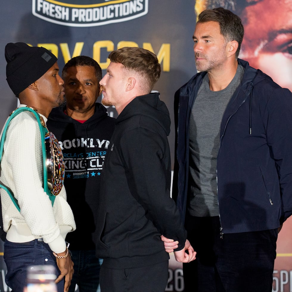 Subriel Matías y Dalton Smith participaron en una rueda de prensa para dar detalles de su pelea en Nueva York.