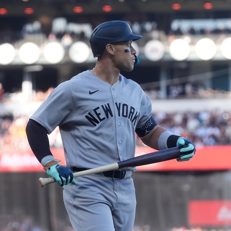 Aaron Judge tiene un promedio de bateo de .248 con 17 jonrones y 38 carreras impulsadas.