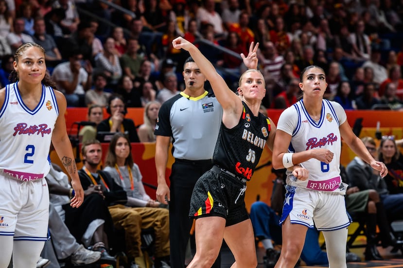 Julie Vanloo aportó 15 puntos por Bélgica.