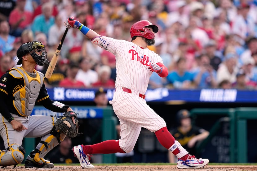 Kyle Schwarber, de los Phillies de Filadelfia.
