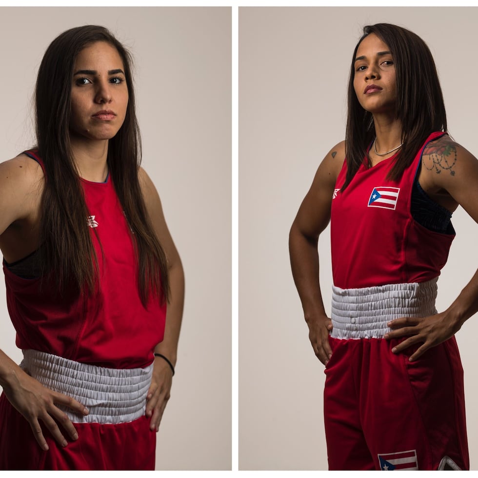 El presidente de la Federación Puertorriqueña de Boxeo, José "Chicky" Laureano, conversará con Stephanie Piñeiro (izquierda) y Ashleyann Lozada para ver su disponibilidad para los Centroamericanos.