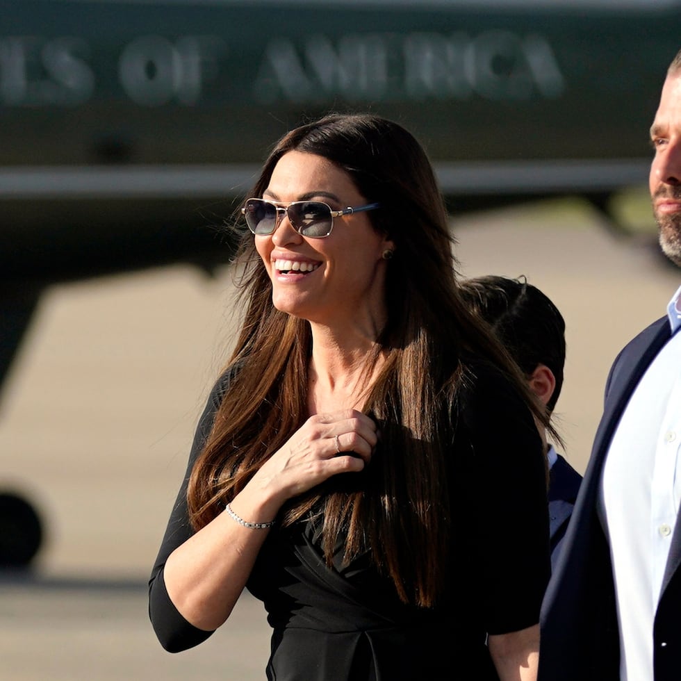 Kimberly Guilfoyle estuvo comprometida con el hijo mayor del presidente Trump, Don.