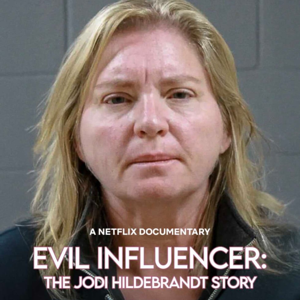 Cover of the Netflix documentary "Evil Influencer: the Jodi Hildebrandt story".