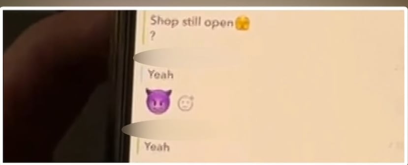 Fotocaptura de uno de los mensajes en el chat de miembros de fraternidad Universidad de Cornell