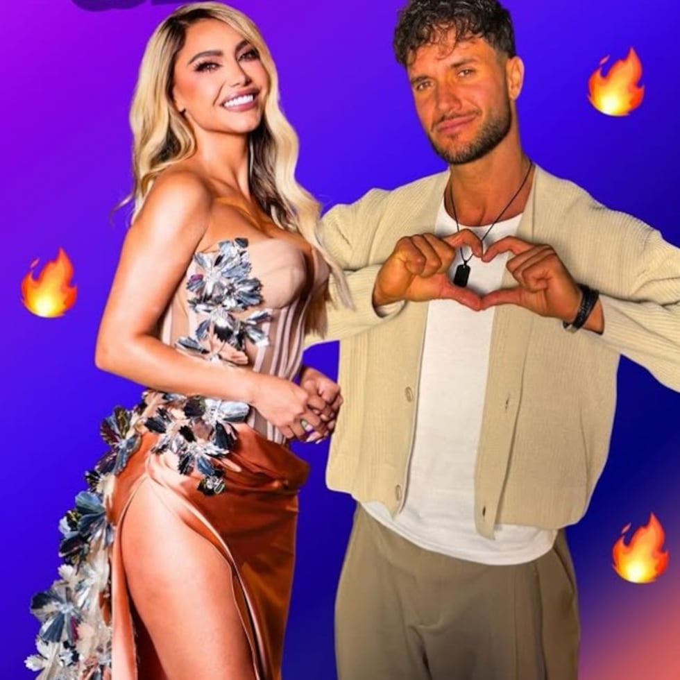 Jeni de la Vega y Fabio Agostini protagonizaron algunos besos apasionados en la mansión.