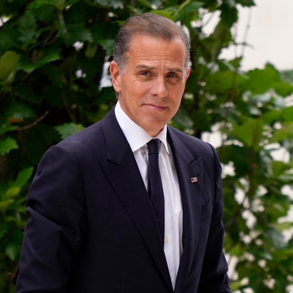 Hunter Biden llega al tribunal federal de Wilmington, Delaware.