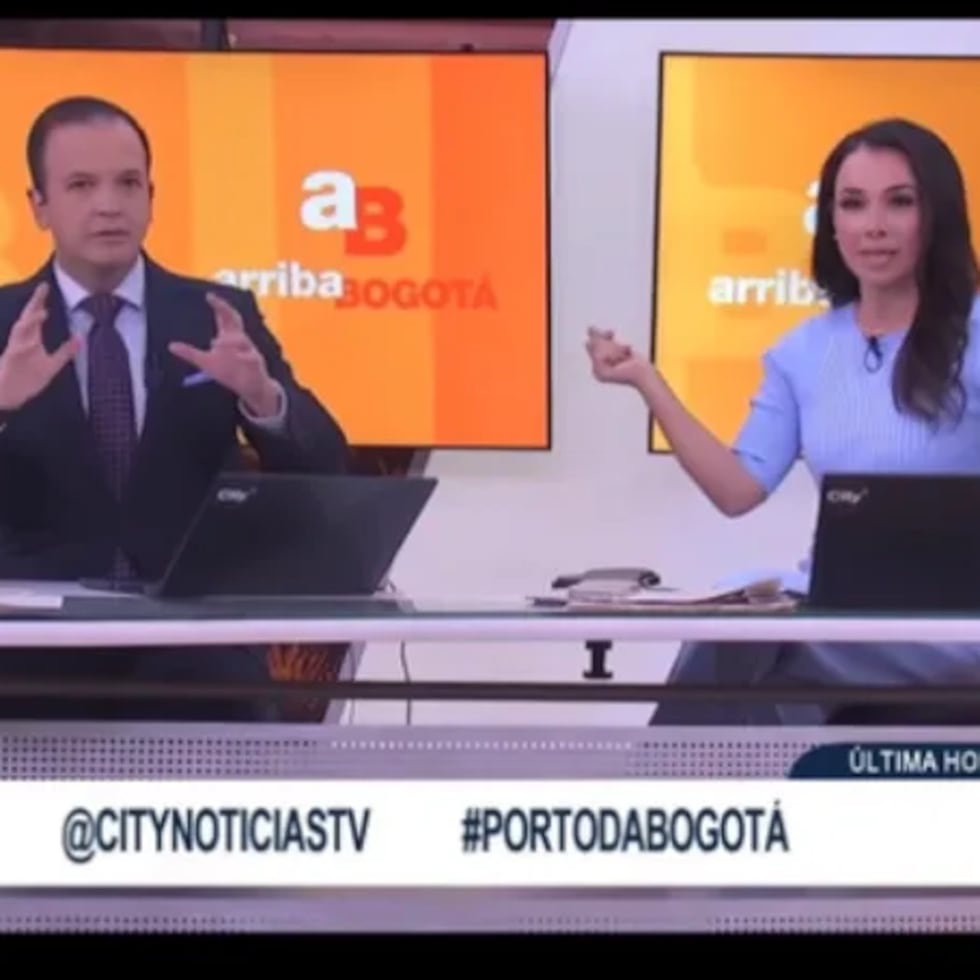 Así se vivió el sismo durante la emisión de ‘Arriba Bogotá’.