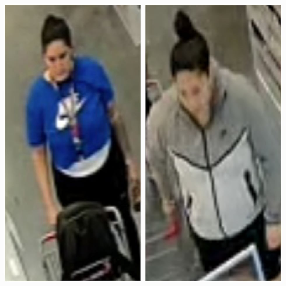 Estas mujeres son sospechosas de cometer el delito de ratería en la farmacia Caridad, ubicada en la avenida Juan Ponce de León.