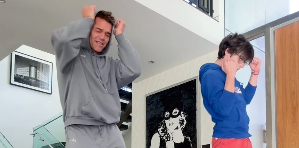 ¡Finalmente! Ricky Martin baila con su hijo Valentino en vídeo viral