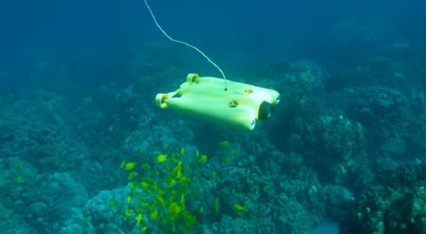 Pocos dispositivos pueden realizar fotografías y videos en resolución 4K bajo el agua, y este es uno de ellos (YouTube/ Gladius Submersible Drone)