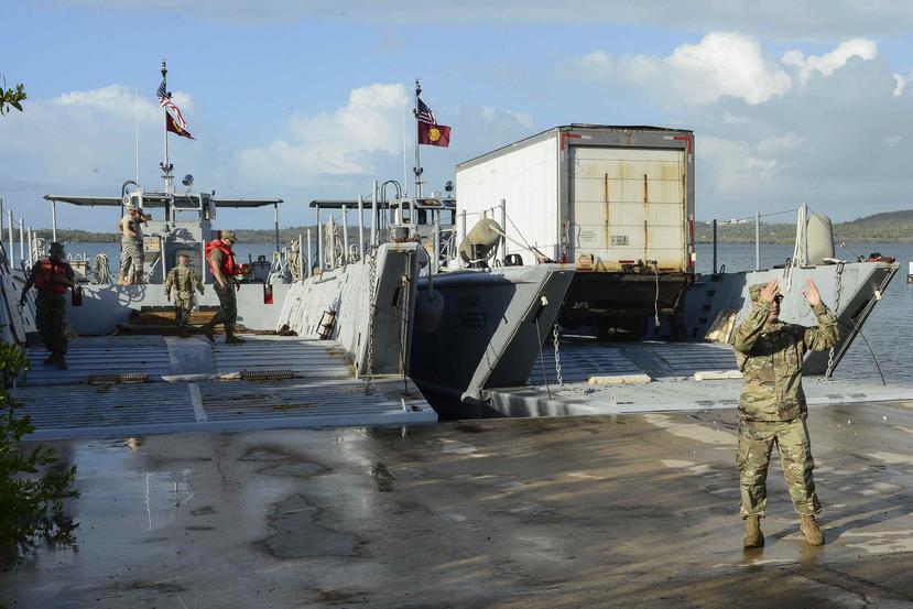 La Guardia Nacional tendrá a su cargo la transportación de carga a las islas municipio.