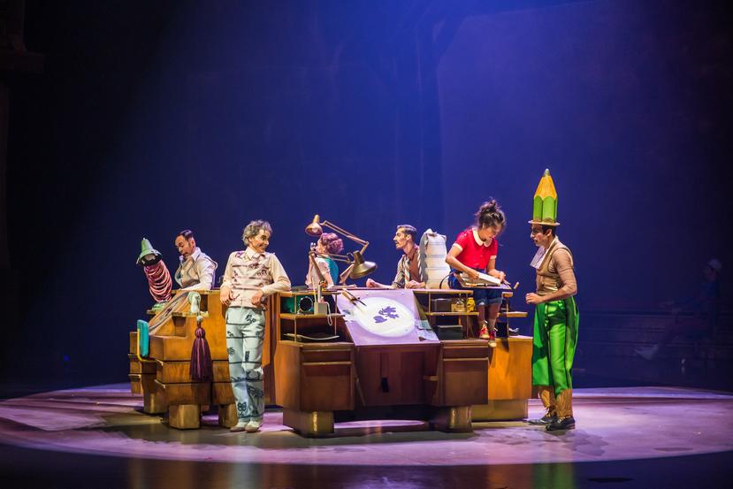 Un total de 64 artistas internacionales componen el elenco de “Drawn to Life” del Cirque du Soleil.