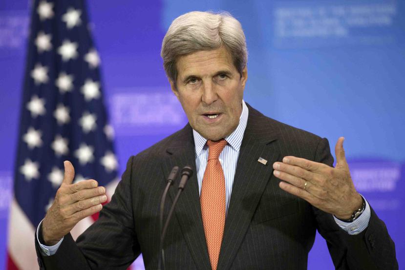 En la foto, el secretario de Estado de EE.UU., John Kerry.