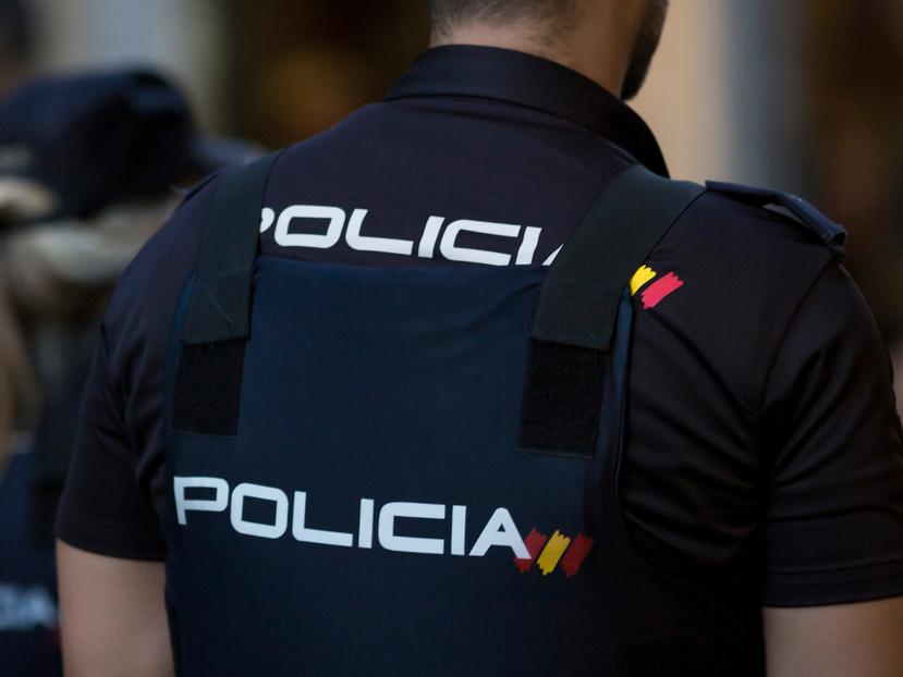 Un agente de la Policía de España.