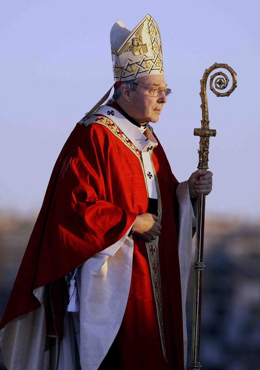 El 7% de los sacerdotes católicos de Australia han sido acusados de abuso sexual a menores de edad en las últimas décadas. En la foto: el cardenal George Pell durante una misa en Sidney. (Archivo / AP)