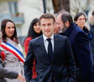 El presidente francés, Emmanuel Macron, en una foto de archivo.