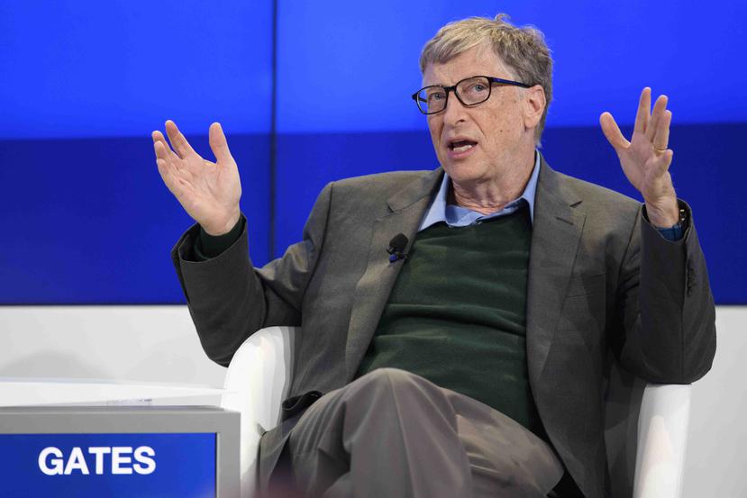 Bill Gates es el hombre más rico de América con un valor neto de $89 billones, fortuna que aumentó por $8 billones el año pasado. (AP)