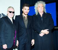 Desde la izquierda, Roger Taylor, Adam Lambert y Brian May. May puso fin sobre un presunto trabajo con Tony Iommi y dejó ver que aún tiene las intenciones de llevarlo a cabo.
