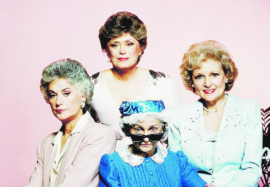 Las integrantes de la serie de televisión "Golden Girls". Desde la izquierda, Bea Arthur, Rue McClanahan, Betty White y Estelle Getty. (Foto AP / Archivo)