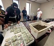 La cantidad de dinero ocupada por la Policía asciende a $79,180.