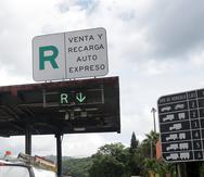 Foto de archivo de una estación de recarga del AutoExpreso.