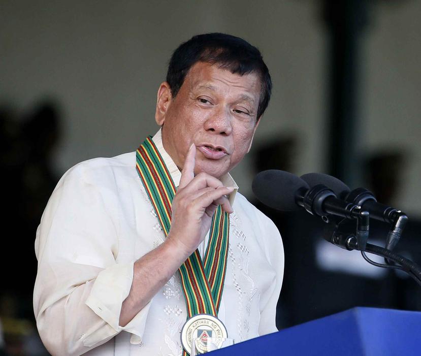 A Rodrigo Duterte no le sienta bien tener que dar dinero del presupuesto de Filipinas a los centro de rehabilitación de drogas. (AP)