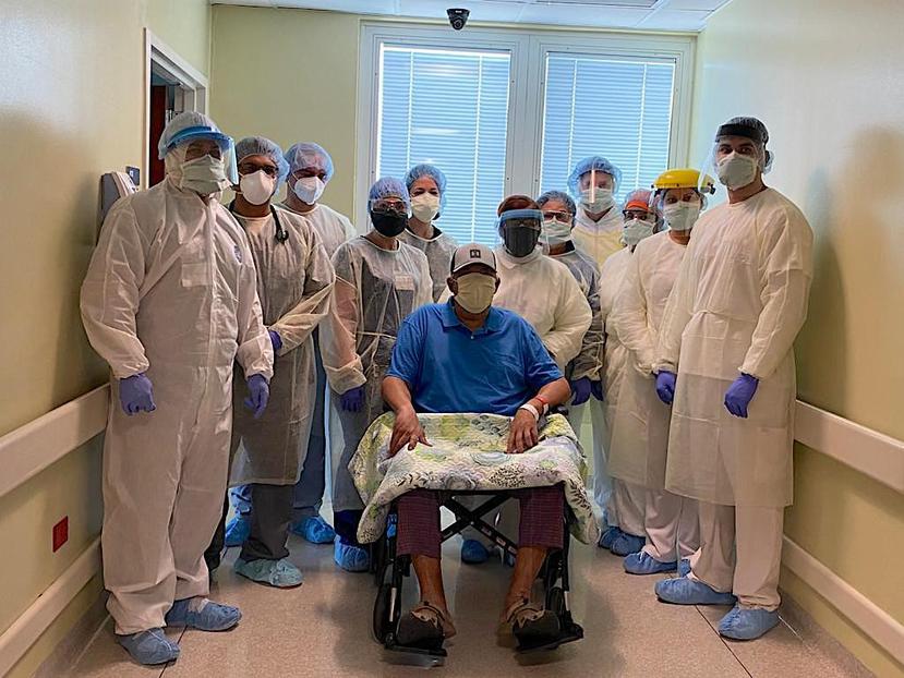 Rafael Malavé Pérez, de Yauco, estuvo casi dos meses recluido en el hospital La Concepción, en San Germán, tras contagiarse con COVID-19. (Suministrada)