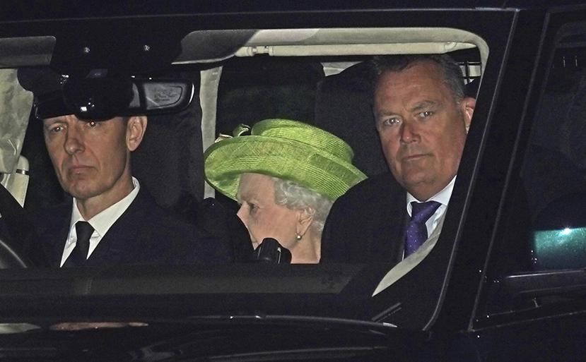 La reina asistió al evento privado en el Royal Lodge en Windsor Great Park.