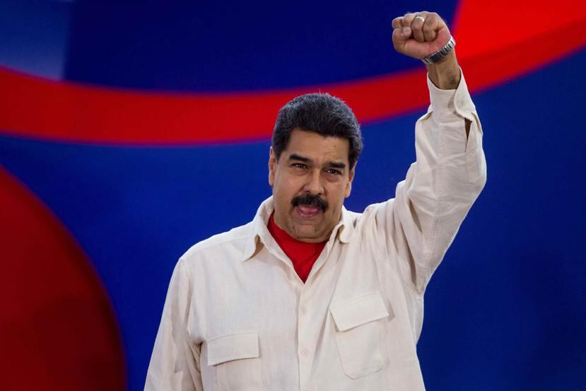 El presidente de Venezuela, Nicolás Maduro, ofreció hoy un discurso durante la celebración de los 205 años de independencia de ese país. (EFE)