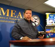 Nino Correa, comisionado interino del Negociado para el Manejo de Emergencias y Administración de Desastres  (NMEAD).