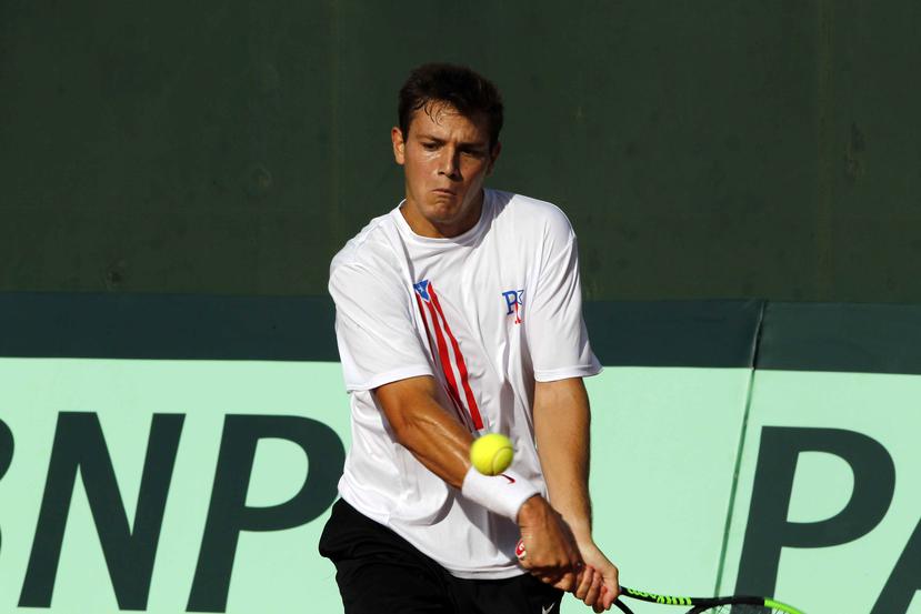 El tenista Alex Díaz es uno de los representantes del equipo de Puerto Rico. (EFE)