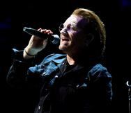 El cantante de la banda irlandesa "U2", Bono, en una imagen de archivo.