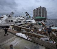 Daños provocados por el huracán Ian en Florida.