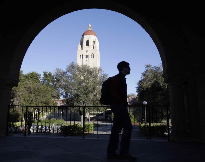 Foto de la torre Hoover en la Universidad de Stanford en Palo Alto, California. (AP)